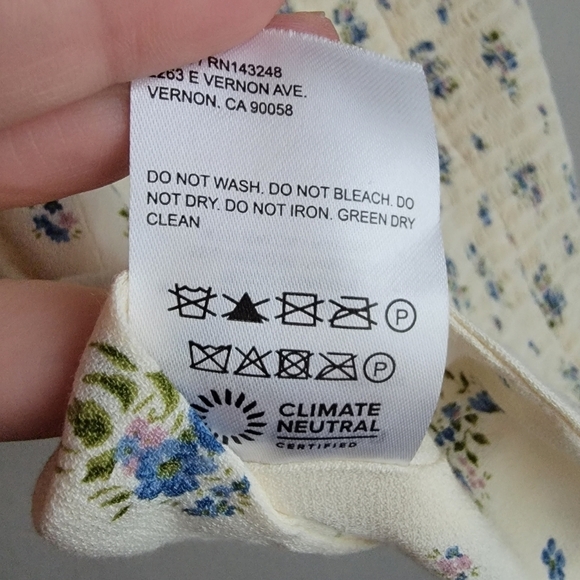 Reformation Ellora Top in Blaire size 12 NWT - Picture 8 of 10